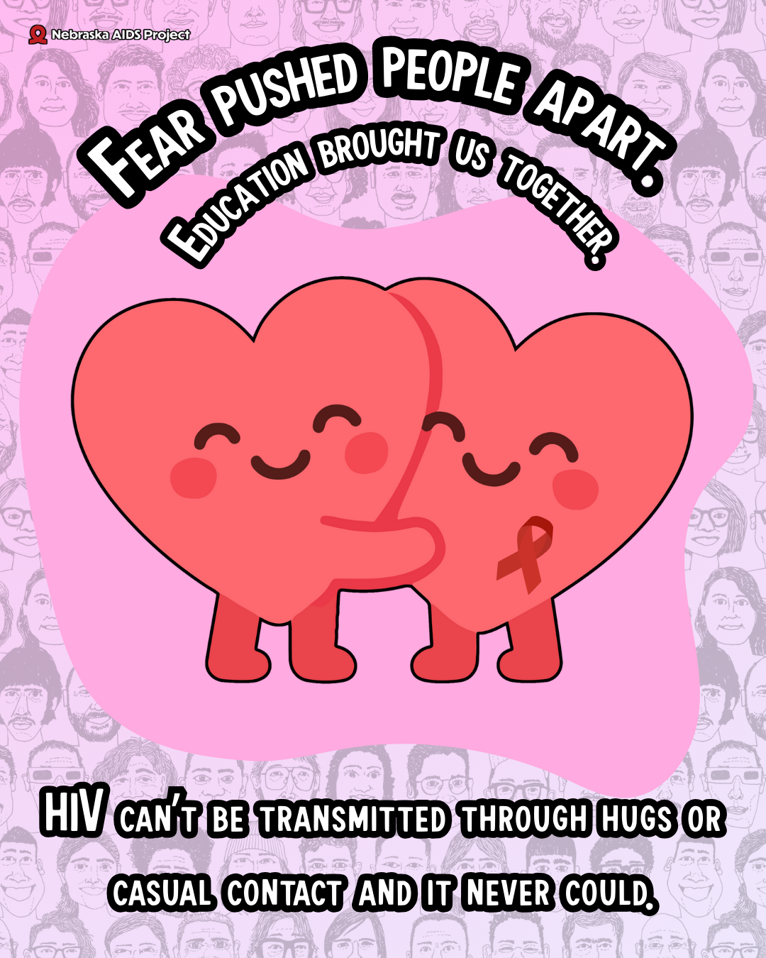 Fear pushed people apart Education brought us together