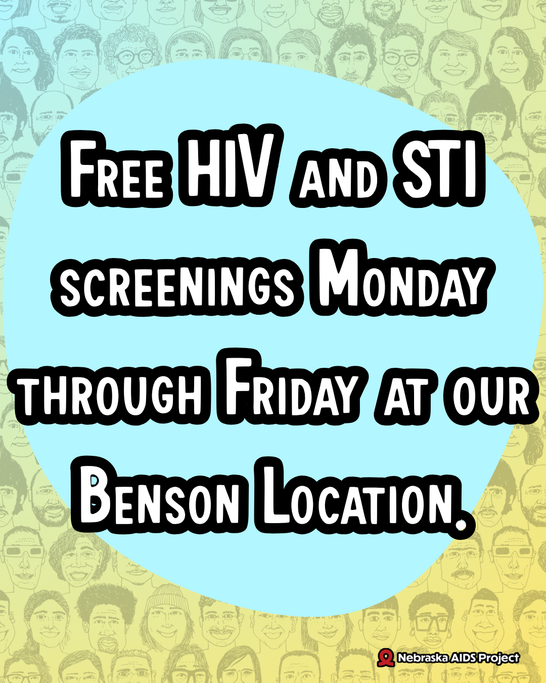 Free HIV and STI screenings Monday through Friday